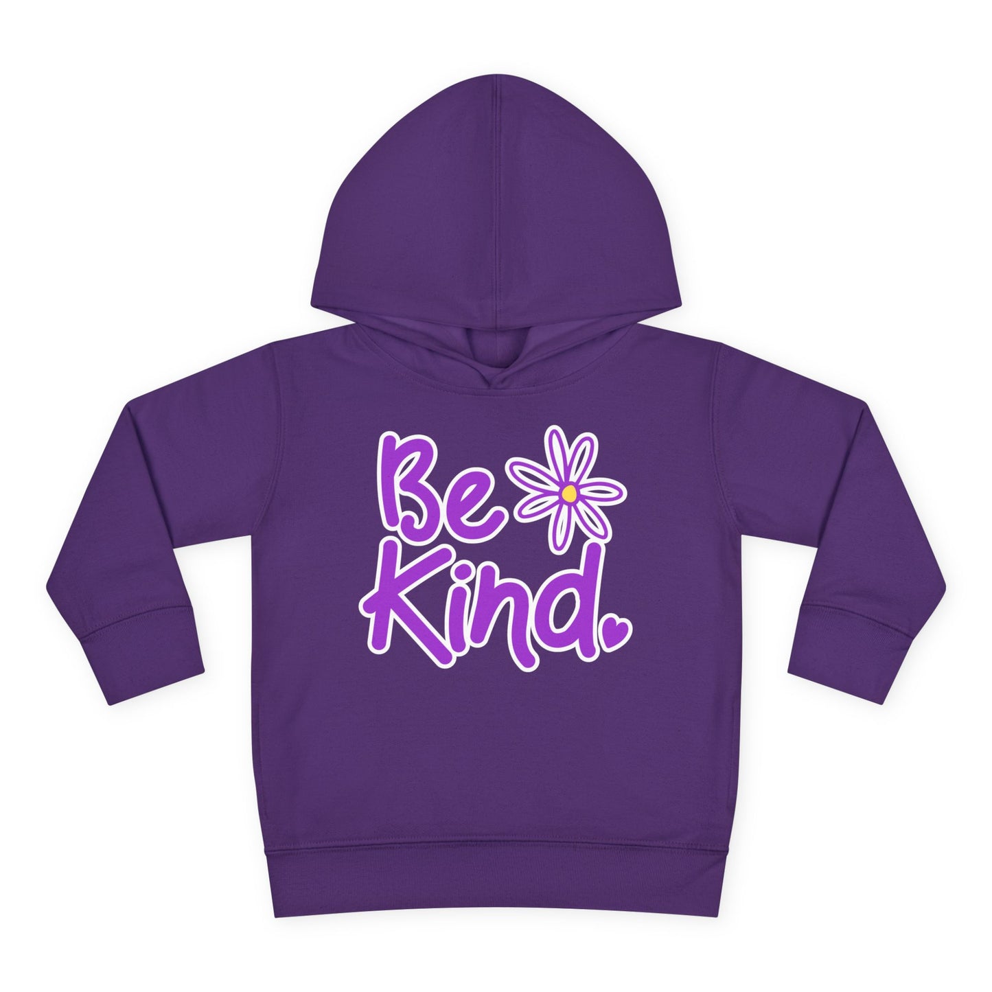 Be Kind Toddler Pullover Fleece Hoodie - Cozy Kids Apparel