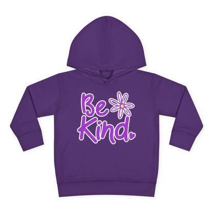 Be Kind Toddler Pullover Fleece Hoodie - Cozy Kids Apparel