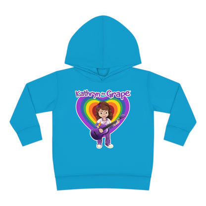 Kathryn the Grape with Guitar Toddler Pullover Fleece Hoodie