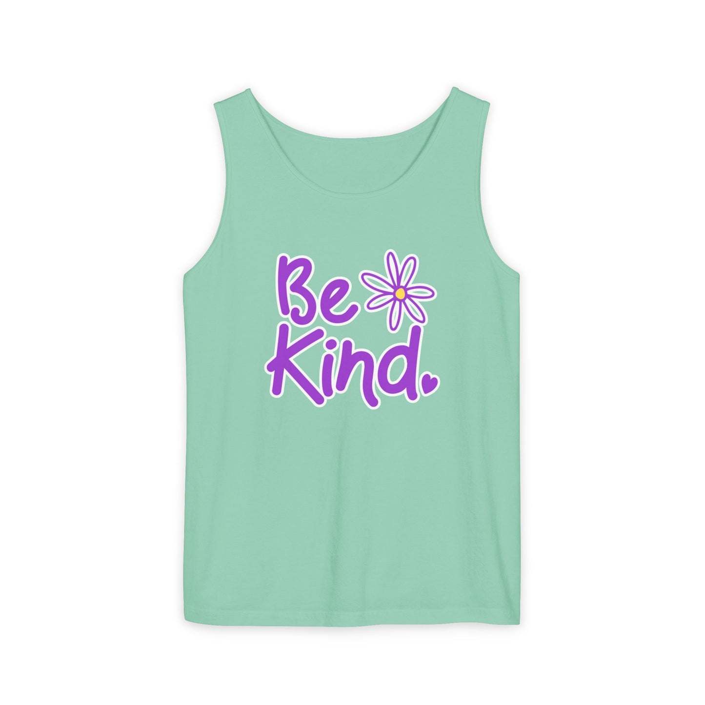 Kathryn the Grape Be Kind Unisex Garment-Dyed Tank Top – Positive Vibes for Everyday Wear