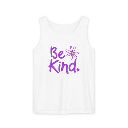 Kathryn the Grape Be Kind Unisex Garment-Dyed Tank Top – Positive Vibes for Everyday Wear