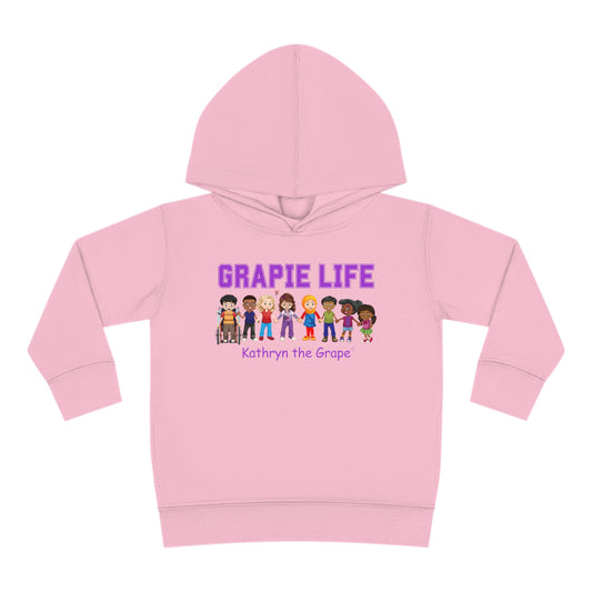 Kathryn the Grape Grapie Life Friends (Purple) Toddler Pullover Fleece Hoodie