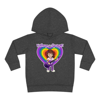 Kathryn the Grape with Guitar Toddler Pullover Fleece Hoodie