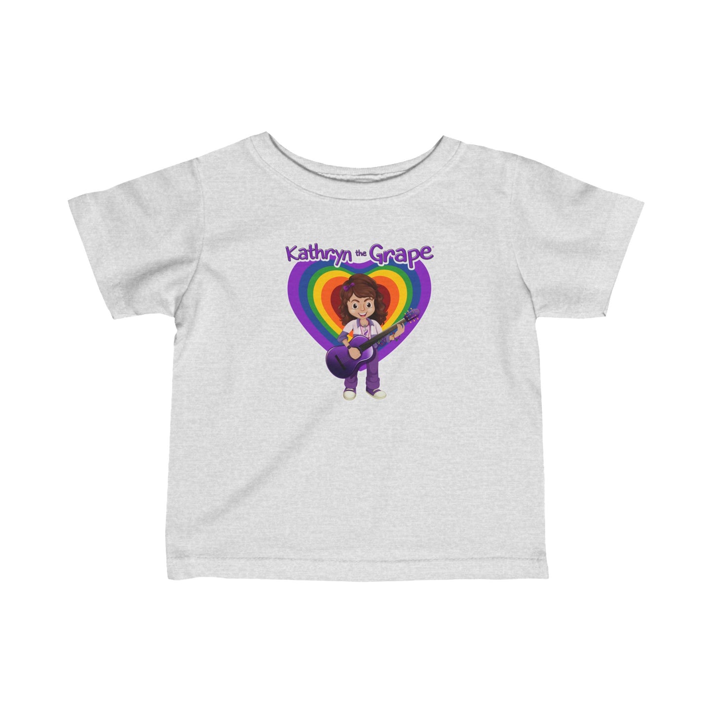 Kathryn the Grape with Guitar Infant Fine Jersey Tee