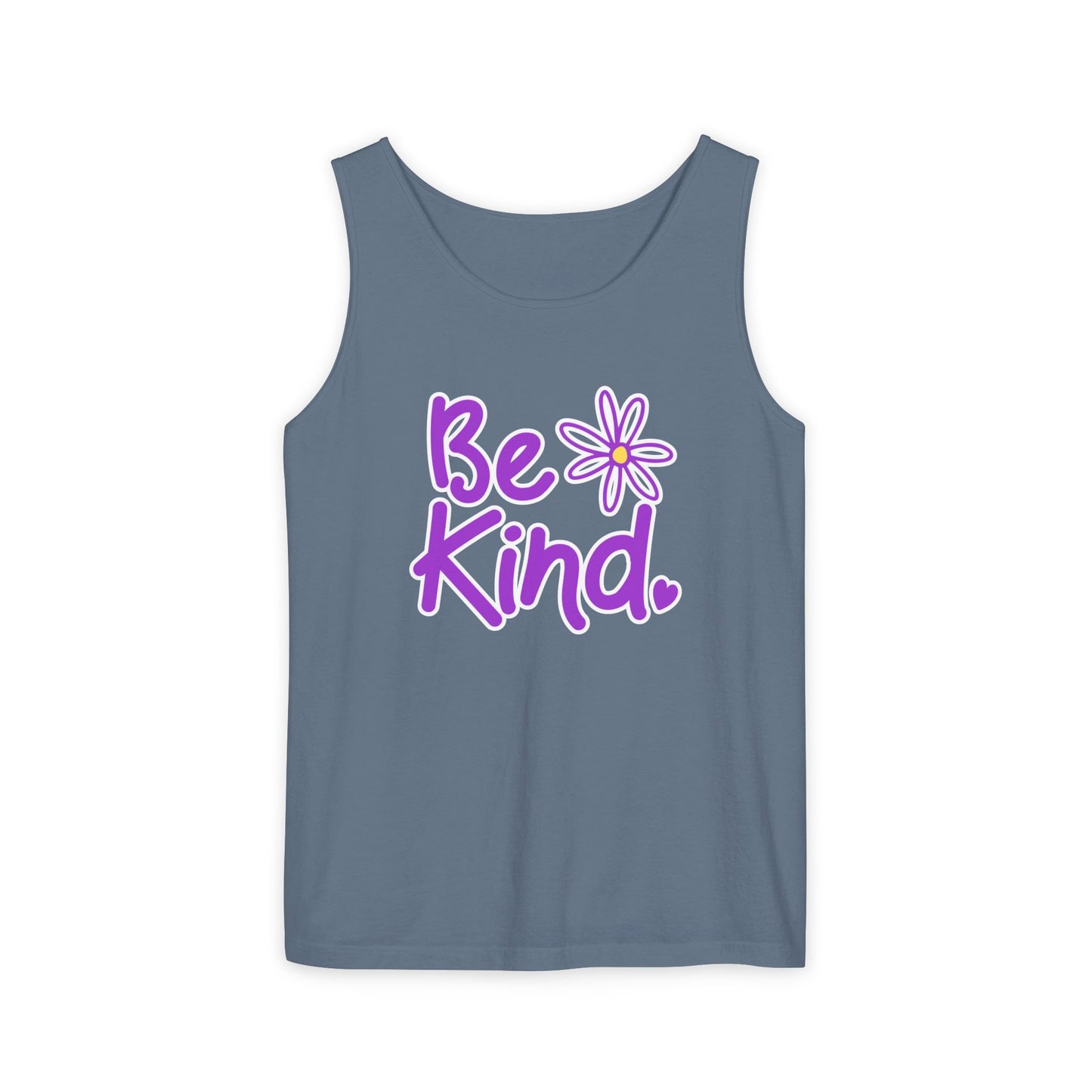 Kathryn the Grape Be Kind Unisex Garment-Dyed Tank Top – Positive Vibes for Everyday Wear