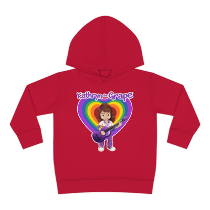 Kathryn the Grape with Guitar Toddler Pullover Fleece Hoodie