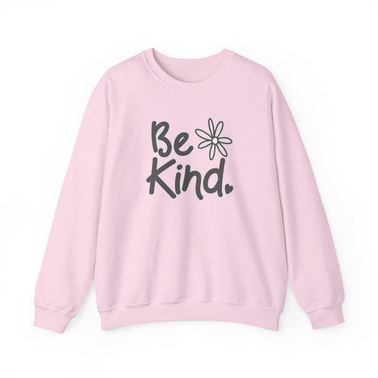 Kathryn the Grape Be Kind (Black Text) Unisex Heavy Blend™ Crewneck Sweatshirt - Cozy Casual Wear for Positive Vibes