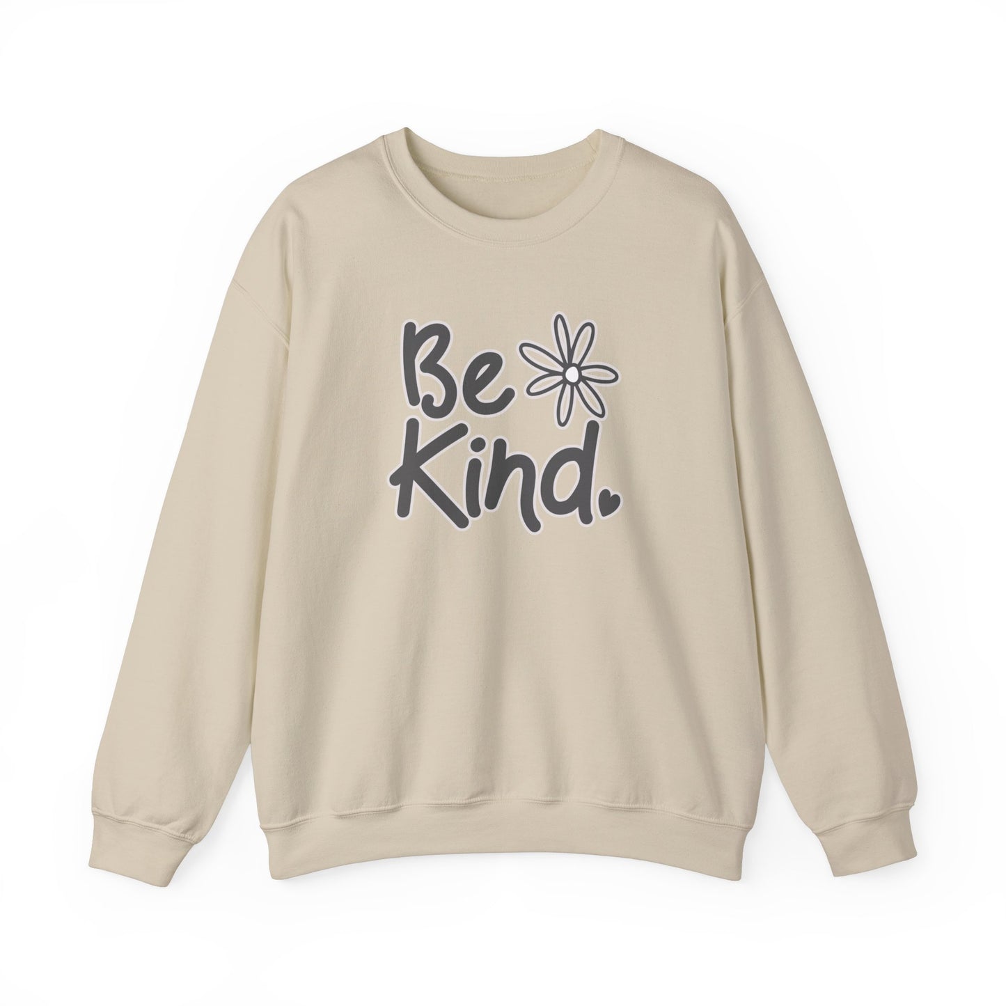 Kathryn the Grape Be Kind (Black Text) Unisex Heavy Blend™ Crewneck Sweatshirt - Cozy Casual Wear for Positive Vibes