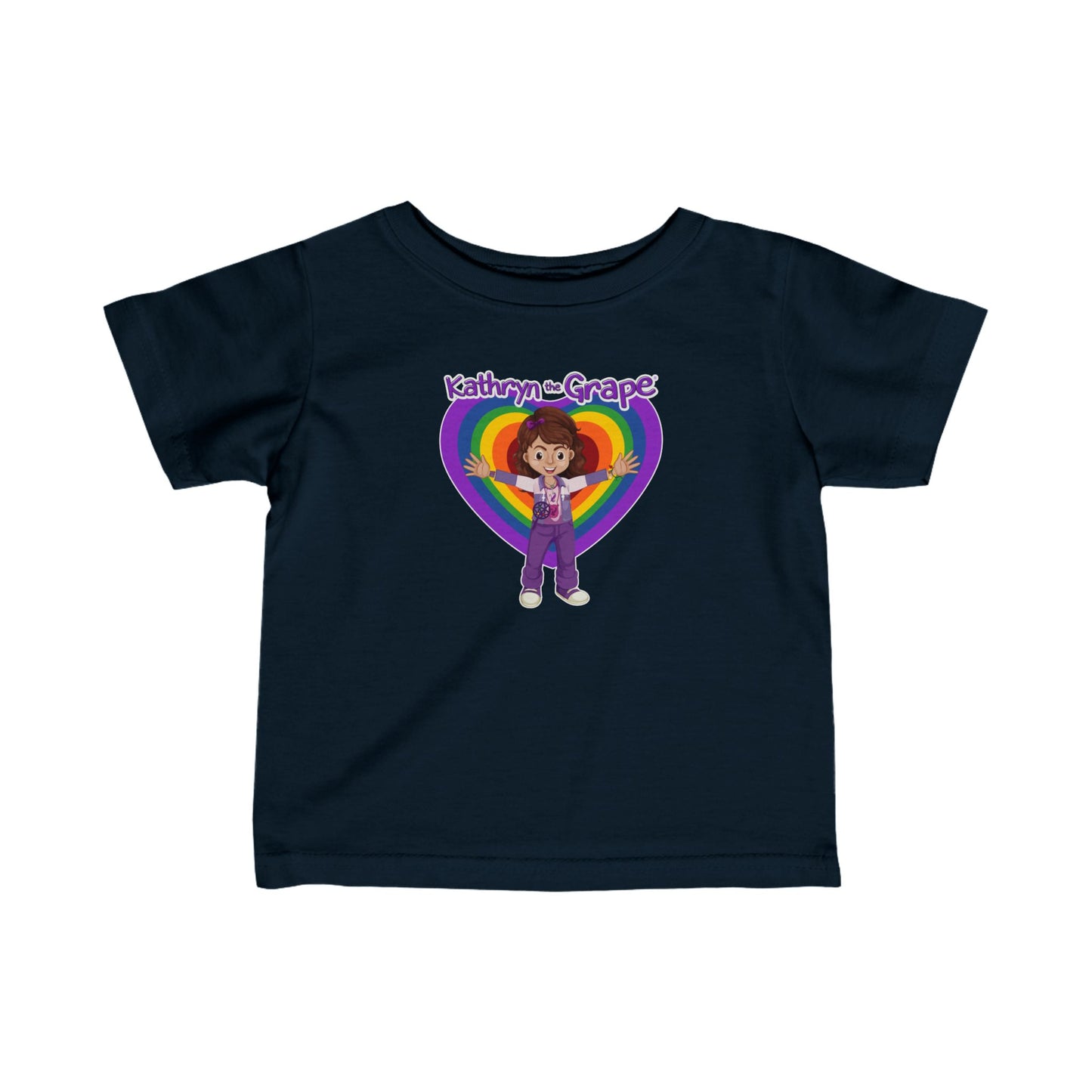 Kathryn the Grape Ripple Love Infant Fine Jersey Tee