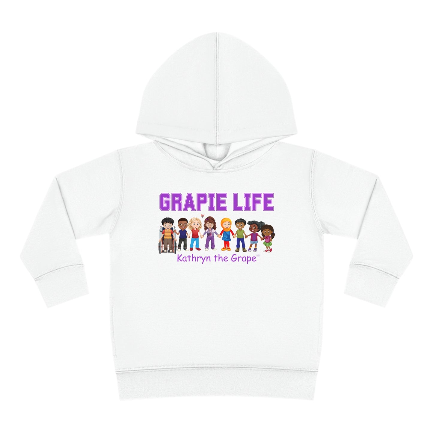 Kathryn the Grape Grapie Life Friends Toddler Pullover Fleece Hoodie