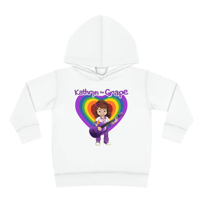 Kathryn the Grape with Guitar Toddler Pullover Fleece Hoodie