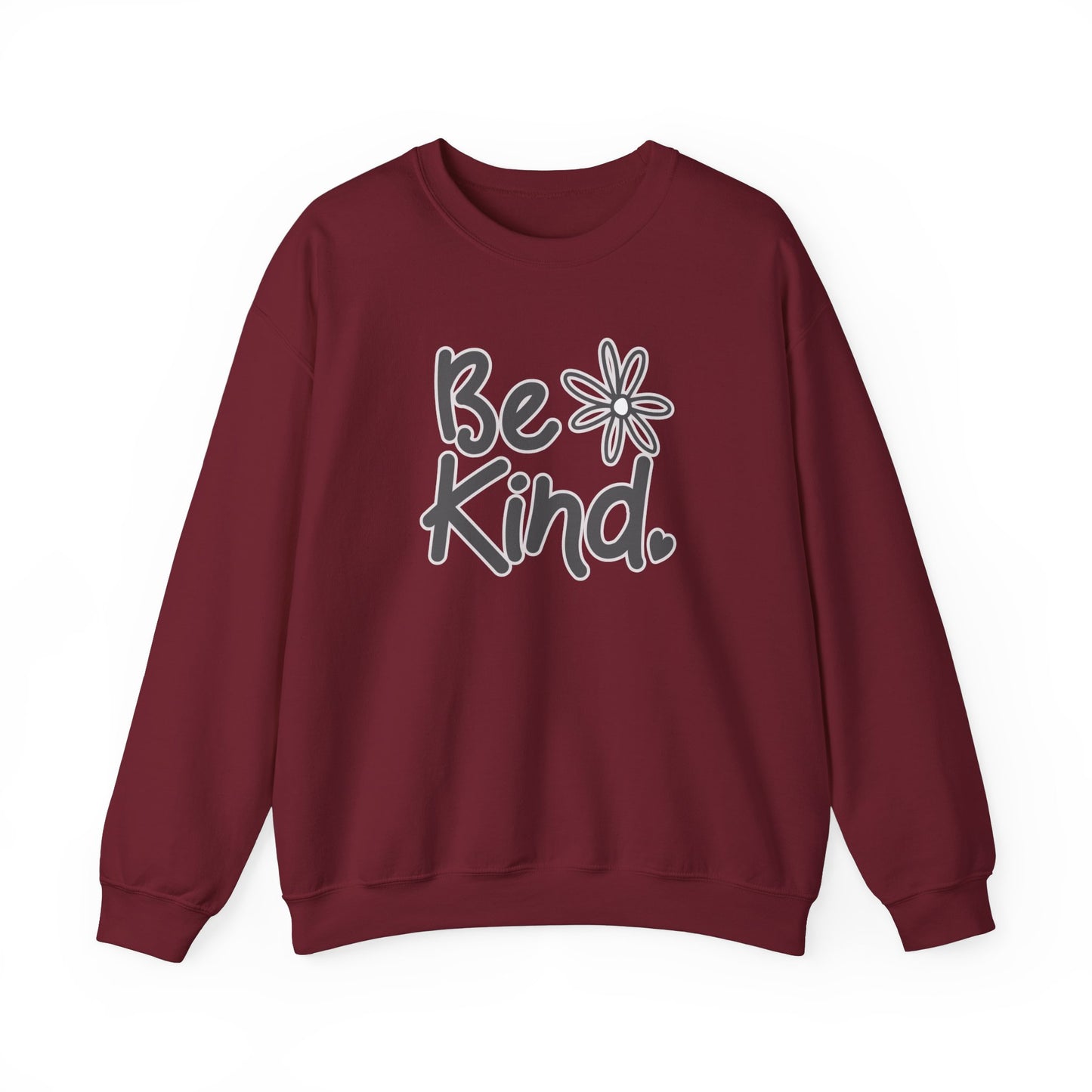 Kathryn the Grape Be Kind (Black Text) Unisex Heavy Blend™ Crewneck Sweatshirt - Cozy Casual Wear for Positive Vibes