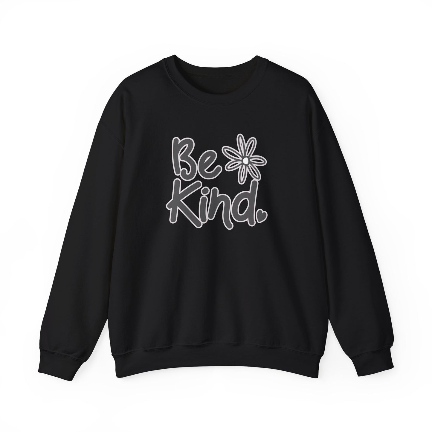 Kathryn the Grape Be Kind (Black Text) Unisex Heavy Blend™ Crewneck Sweatshirt - Cozy Casual Wear for Positive Vibes