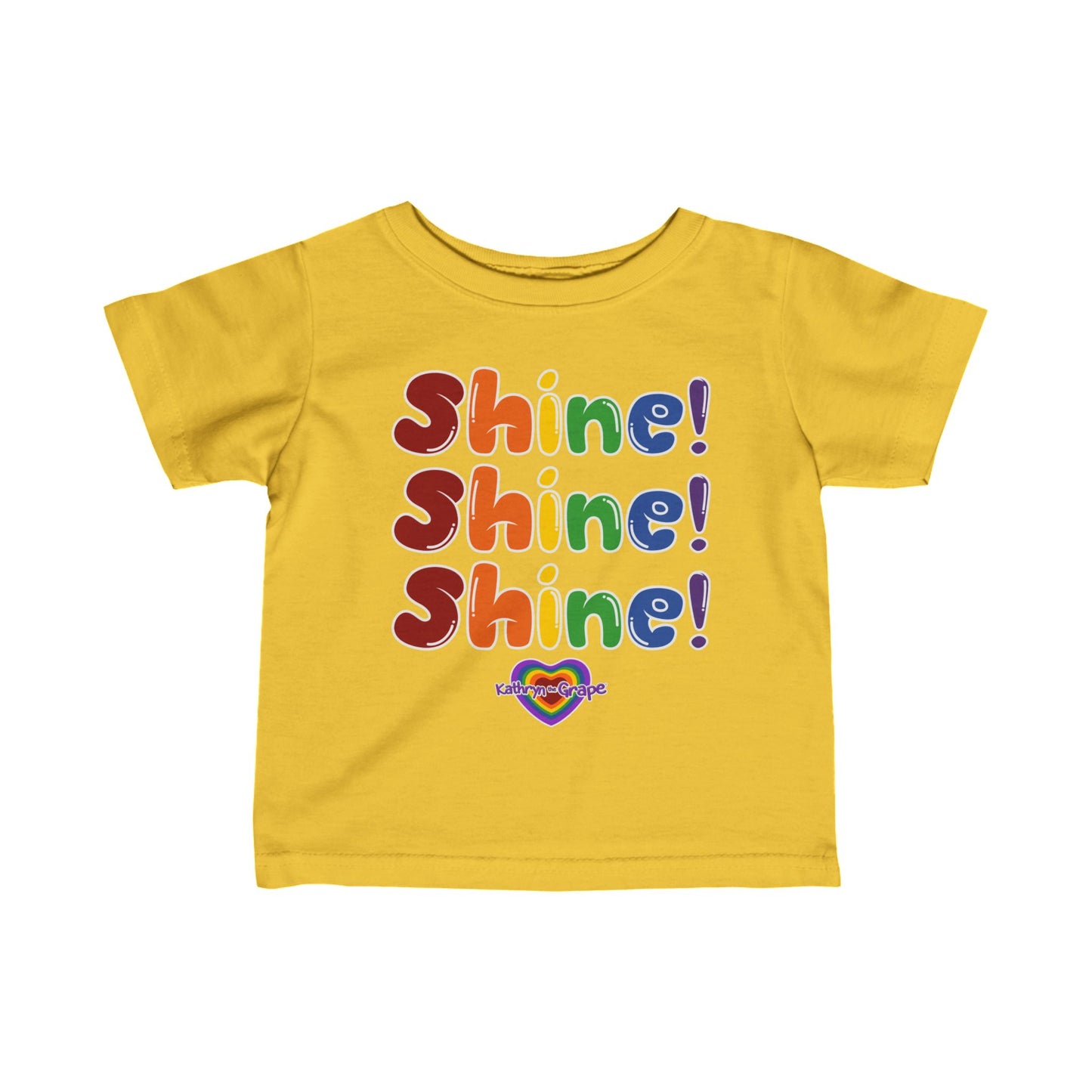 Kathryn the Grape Shine Shine Shine Infant Fine Jersey Tee