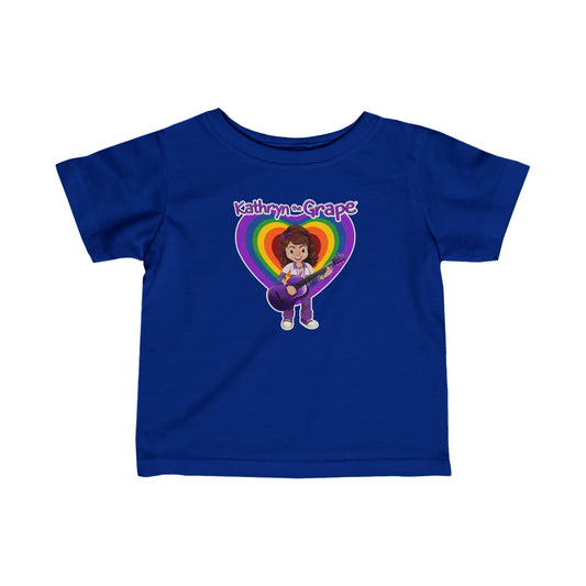 Kathryn the Grape with Guitar Infant Fine Jersey Tee