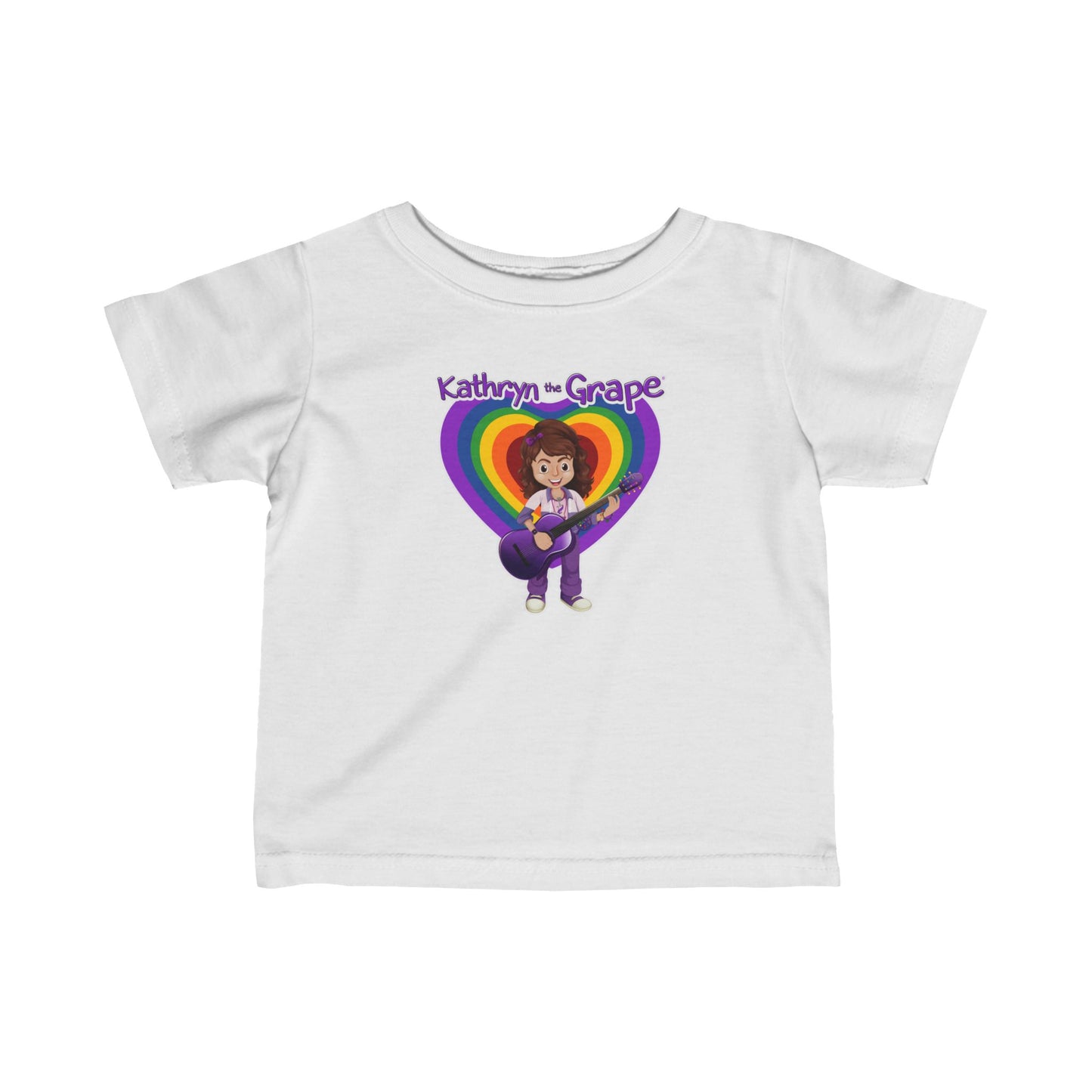 Kathryn the Grape with Guitar Infant Fine Jersey Tee