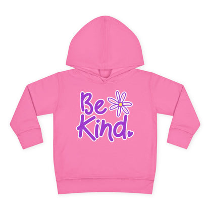 Be Kind Toddler Pullover Fleece Hoodie - Cozy Kids Apparel