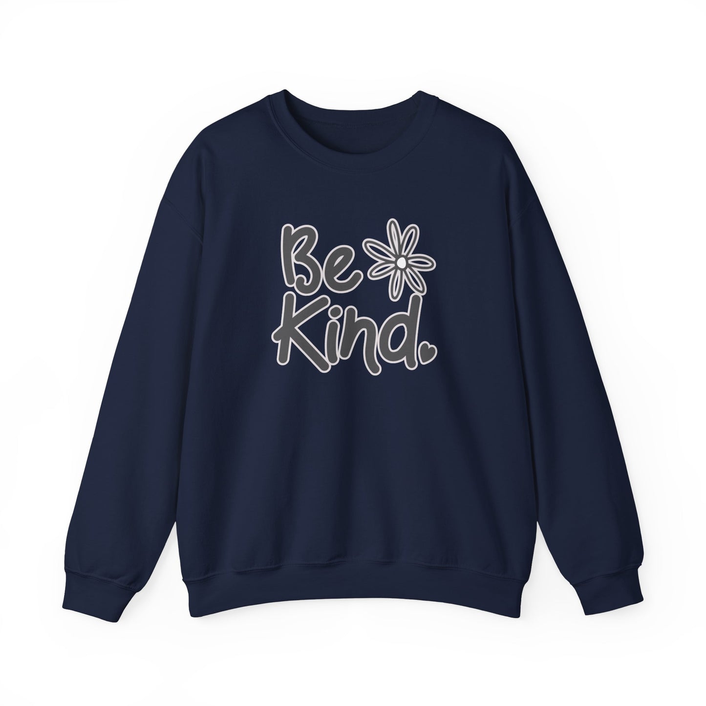 Kathryn the Grape Be Kind (Black Text) Unisex Heavy Blend™ Crewneck Sweatshirt - Cozy Casual Wear for Positive Vibes