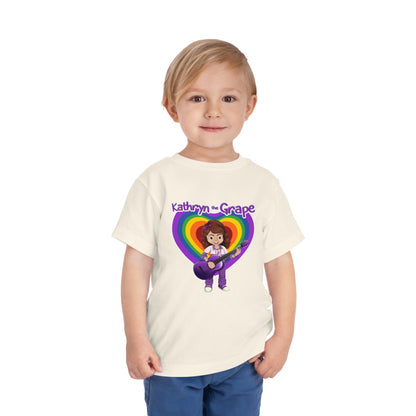 Kathryn the Grape with Guitar Toddler Fine Jersey Tee