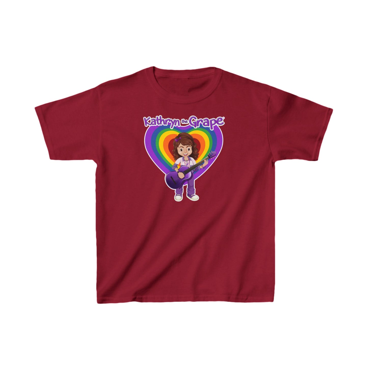 Kathryn the Grape with Guitar Youth Heavy Cotton™ Tee