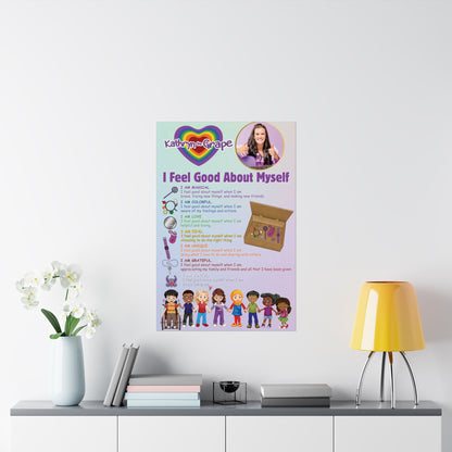 I Feel Good About Myself - Kathryn the Grape Matte Vertical Posters