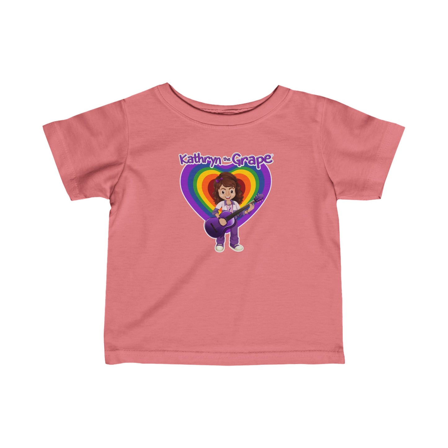 Kathryn the Grape with Guitar Infant Fine Jersey Tee