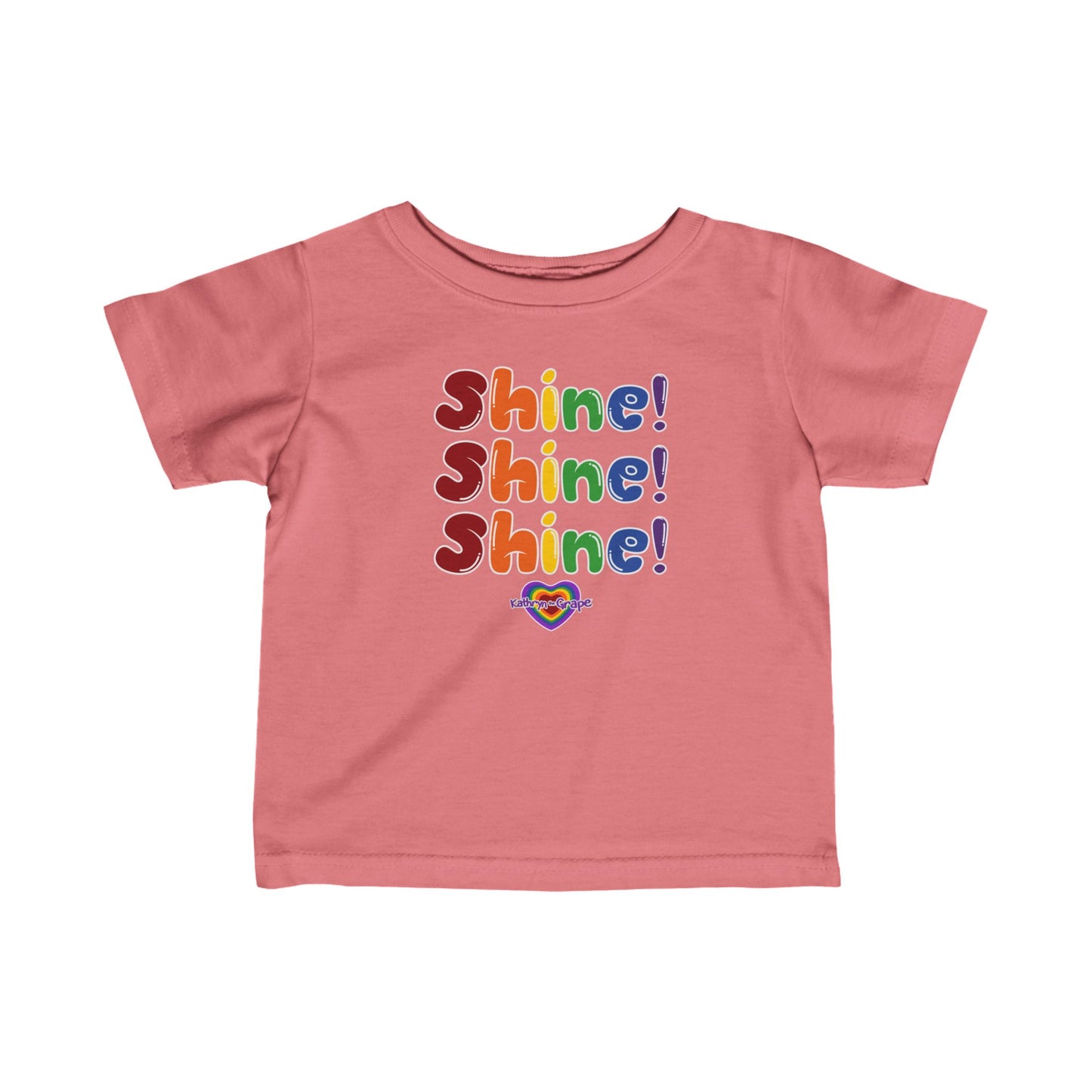 Kathryn the Grape Shine Shine Shine Infant Fine Jersey Tee