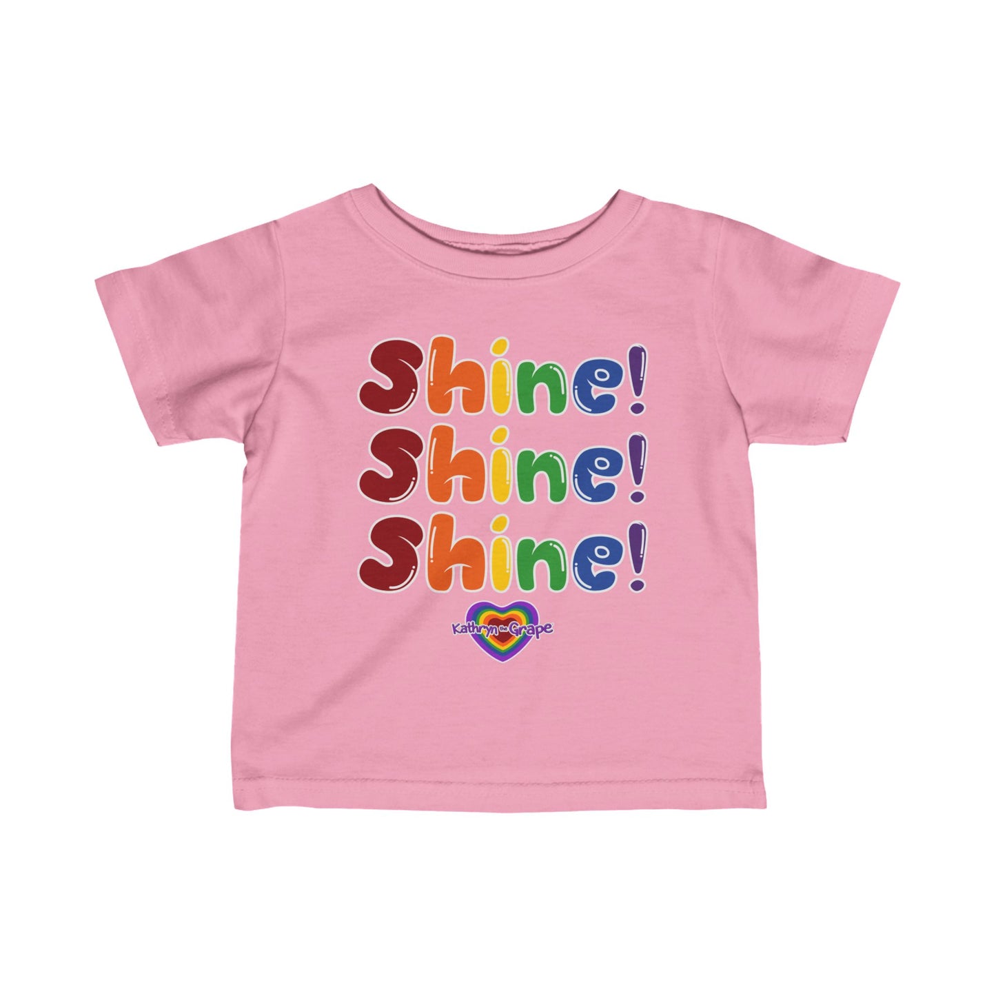 Kathryn the Grape Shine Shine Shine Infant Fine Jersey Tee