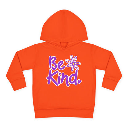 Be Kind Toddler Pullover Fleece Hoodie - Cozy Kids Apparel