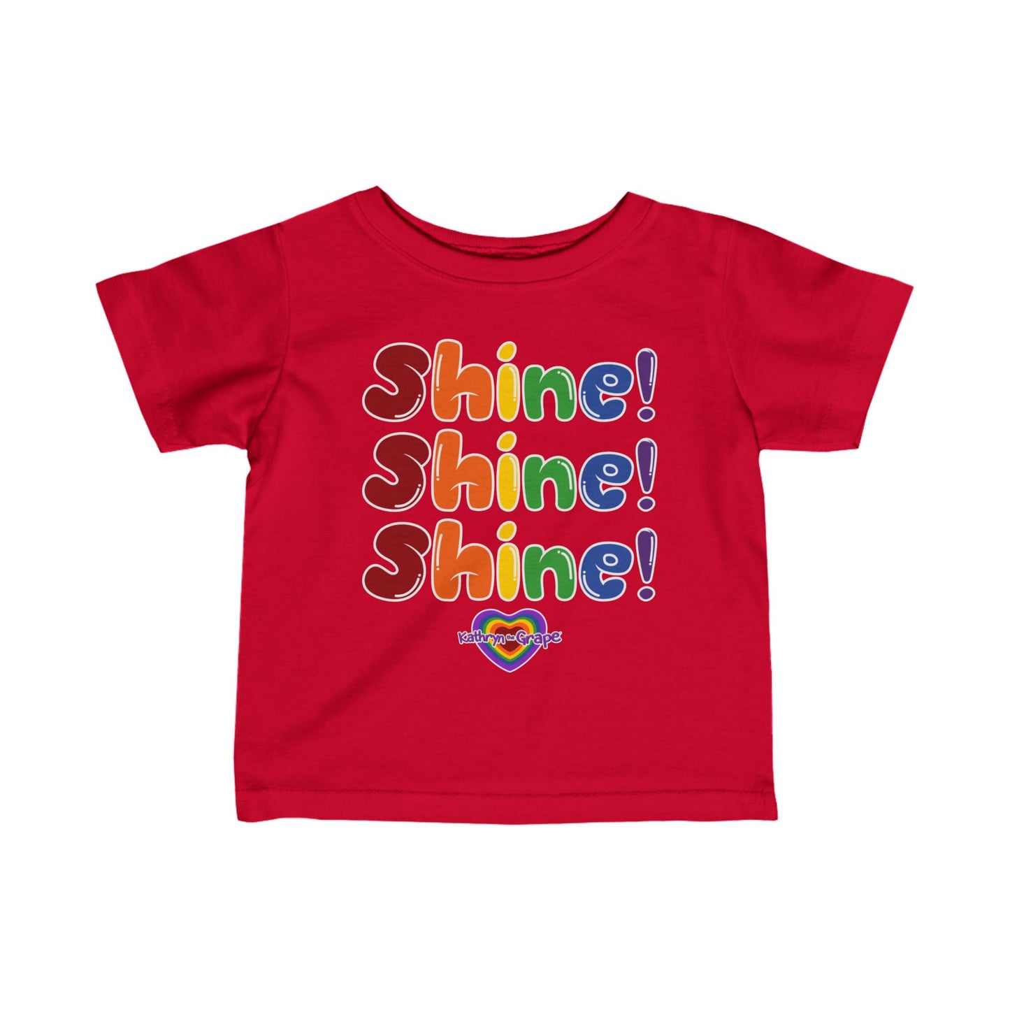 Kathryn the Grape Shine Shine Shine Infant Fine Jersey Tee