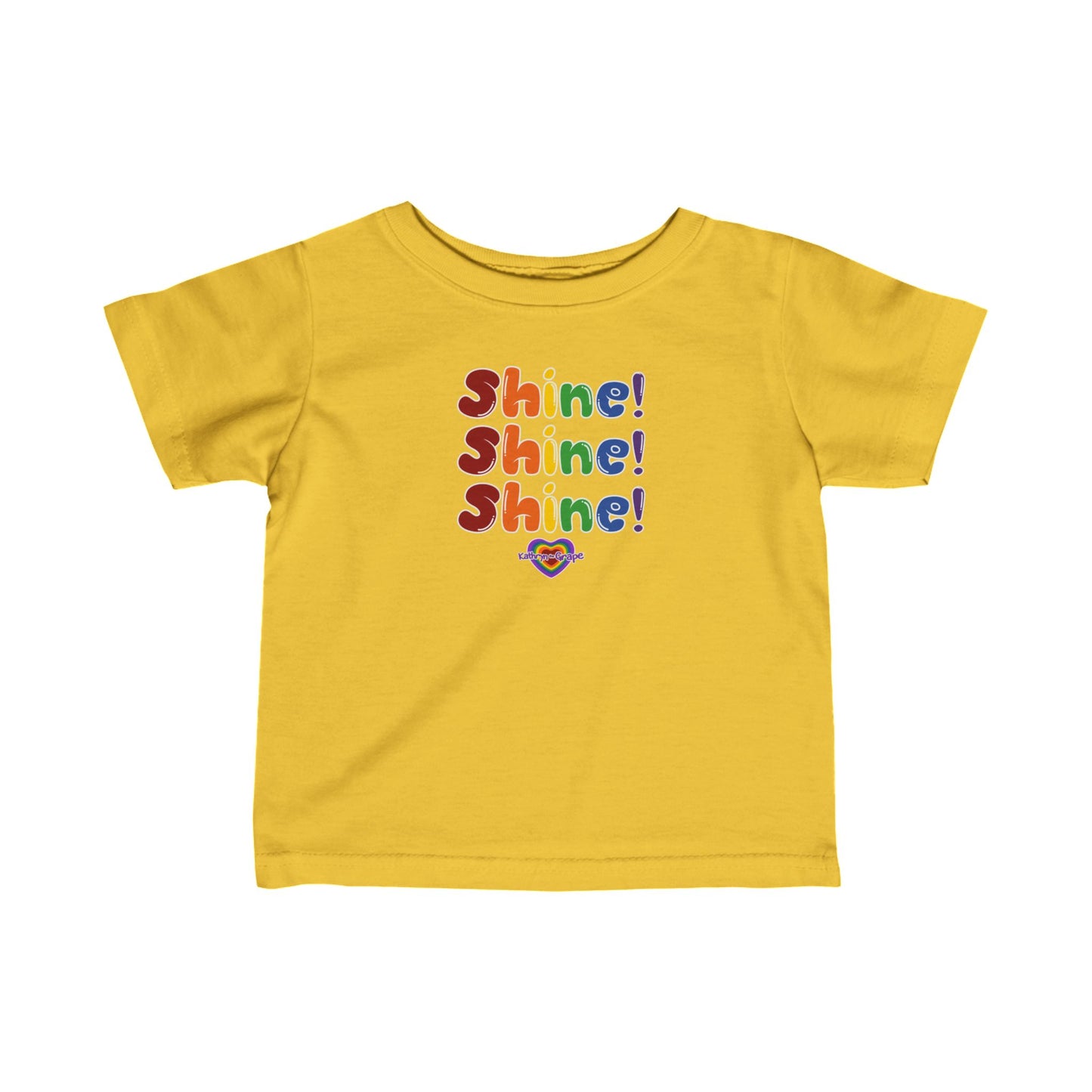 Kathryn the Grape Shine Shine Shine Infant Fine Jersey Tee