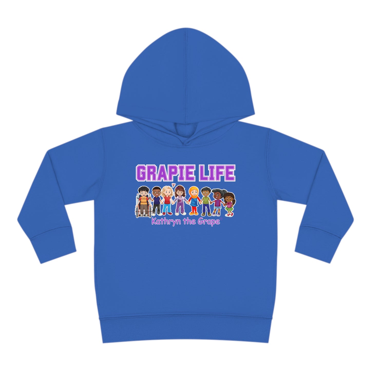 Kathryn the Grape Grapie Life Friends Toddler Pullover Fleece Hoodie