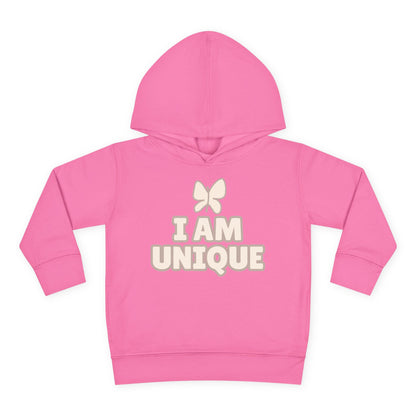 I Am Unique Toddler Pullover Fleece Hoodie - Soft and Cozy Kids Wear