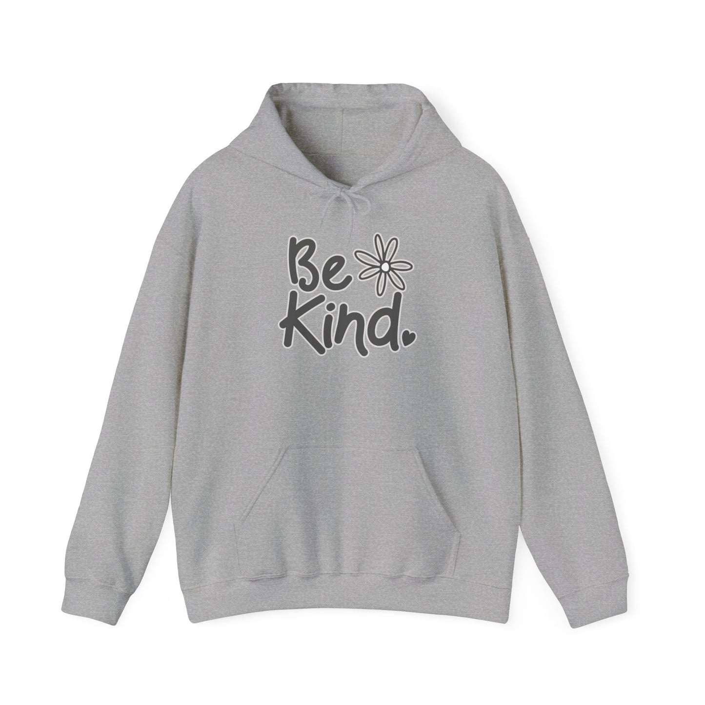 Kathryn the Grape Be Kind (Black Text) Unisex Heavy Blend™ Hooded Sweatshirt - Positive Vibe Apparel