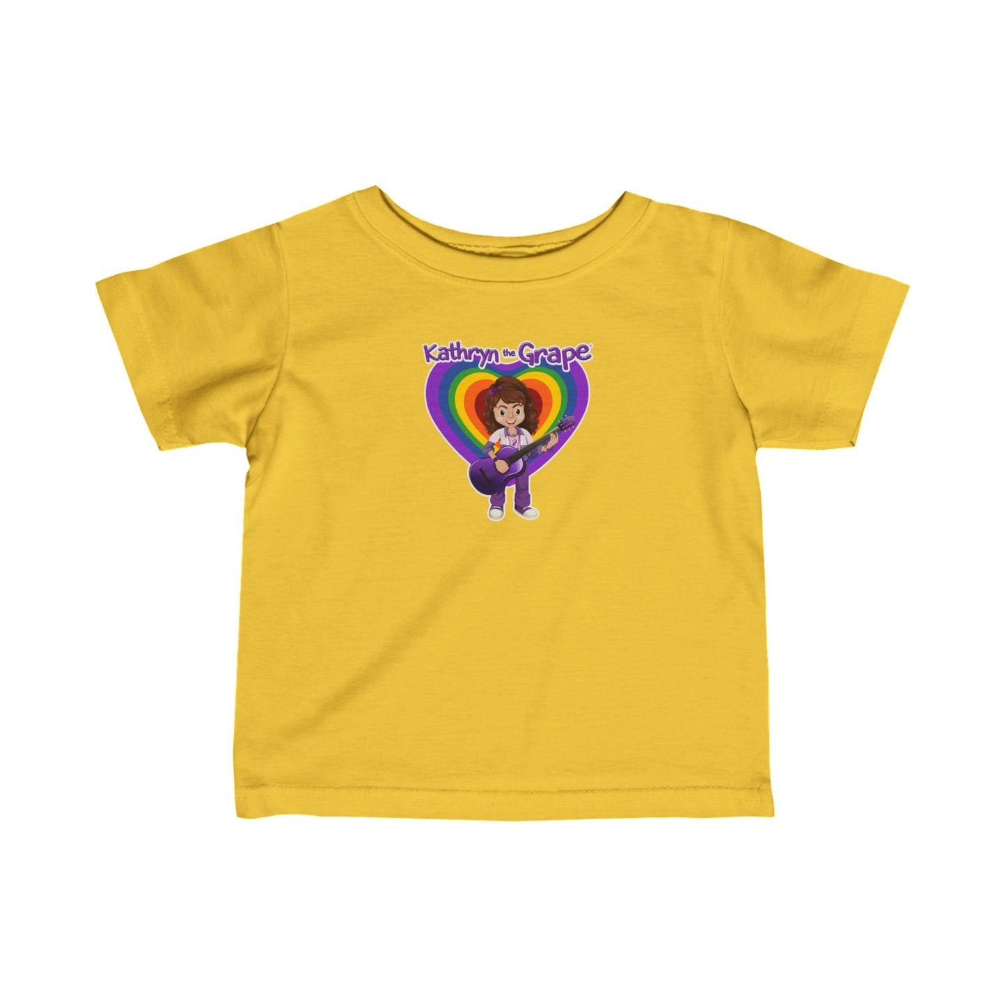 Kathryn the Grape with Guitar Infant Fine Jersey Tee