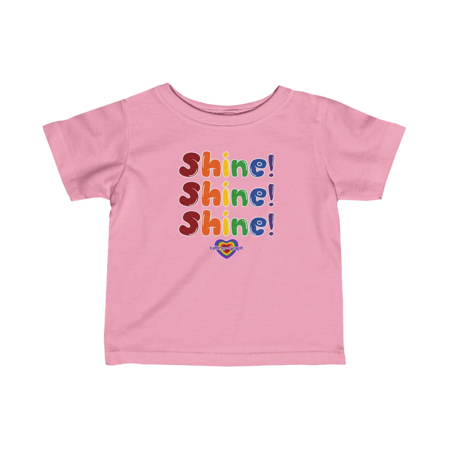 Kathryn the Grape Shine Shine Shine Infant Fine Jersey Tee