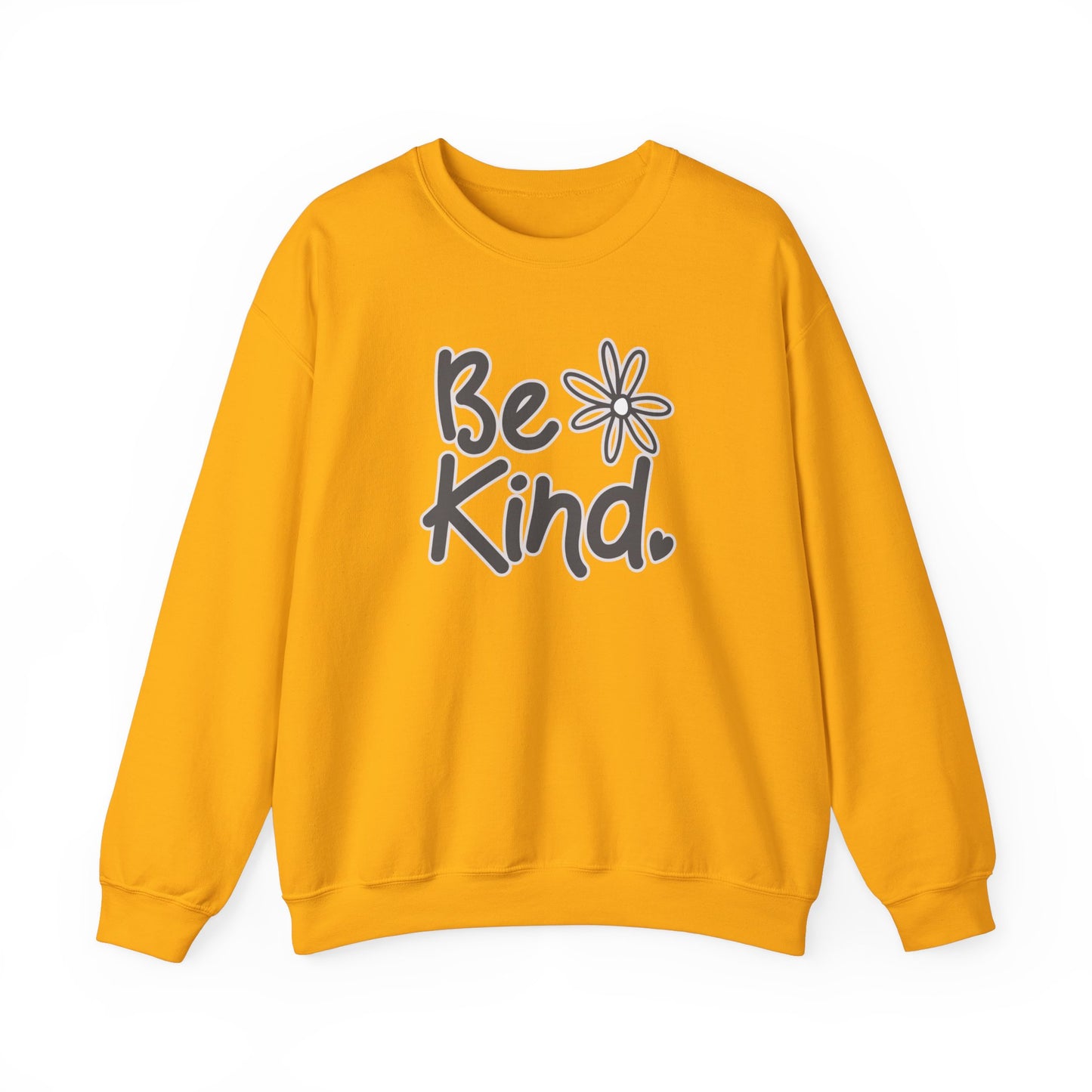 Kathryn the Grape Be Kind (Black Text) Unisex Heavy Blend™ Crewneck Sweatshirt - Cozy Casual Wear for Positive Vibes