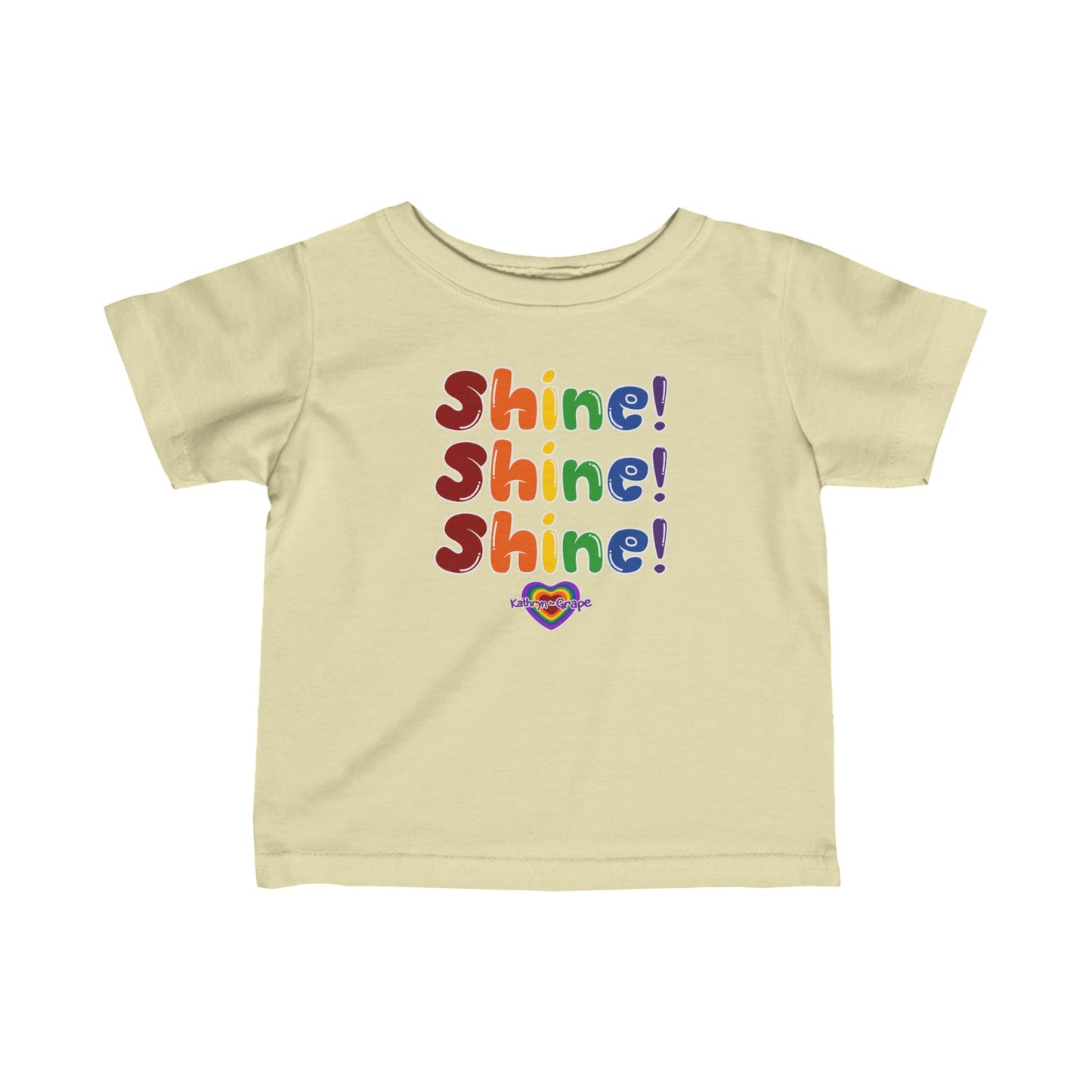 Kathryn the Grape Shine Shine Shine Infant Fine Jersey Tee