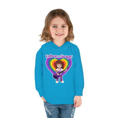 Kathryn the Grape with Guitar Toddler Pullover Fleece Hoodie