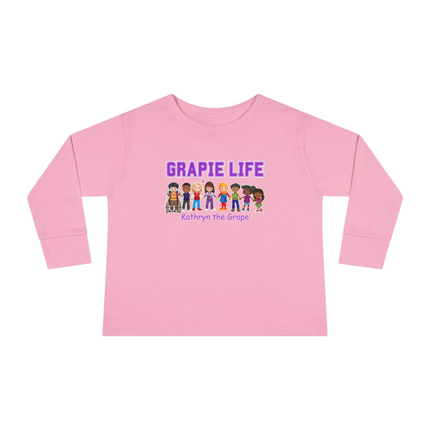 Kathryn the Grape Grapie Life Friends Toddler Long Sleeve Tee