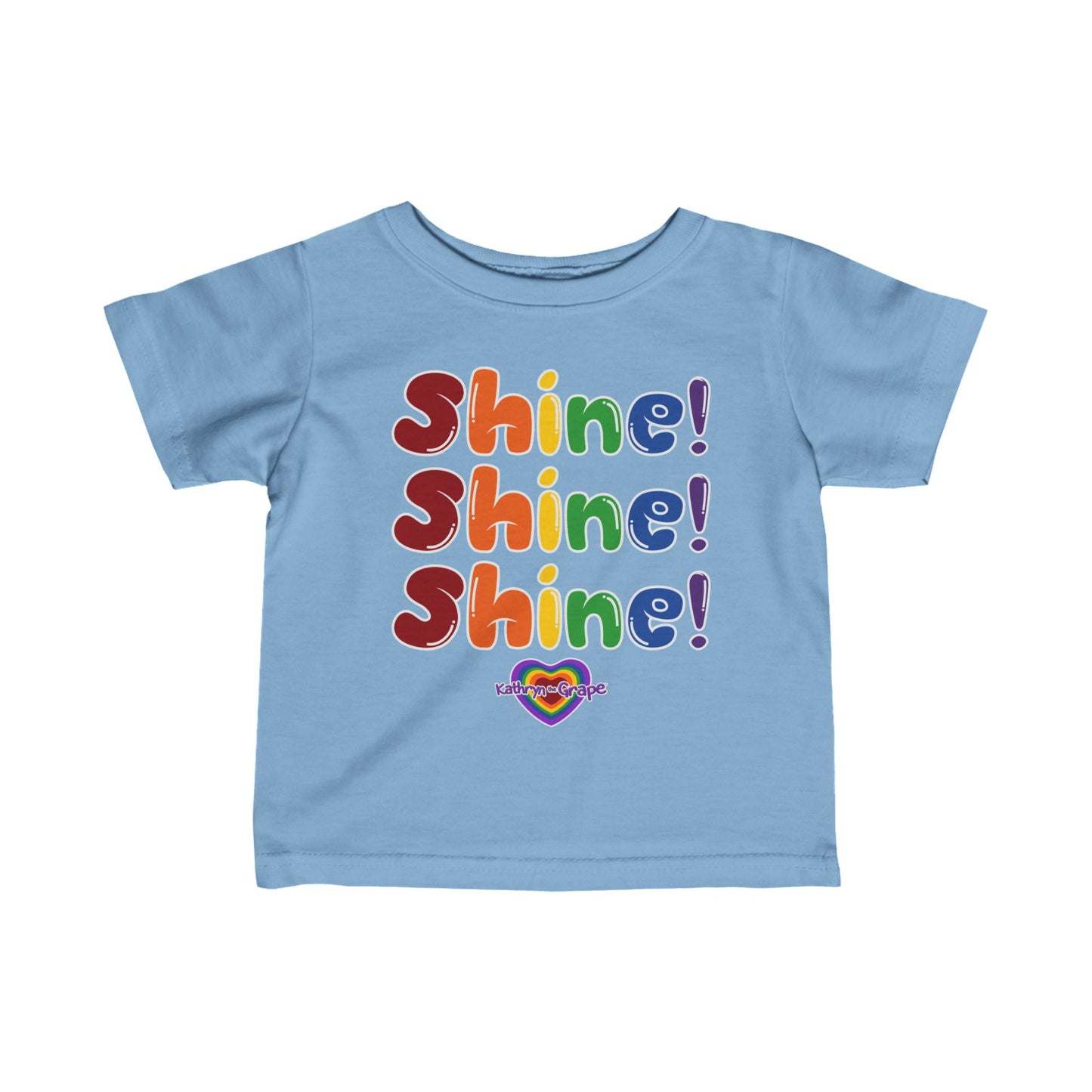 Kathryn the Grape Shine Shine Shine Infant Fine Jersey Tee