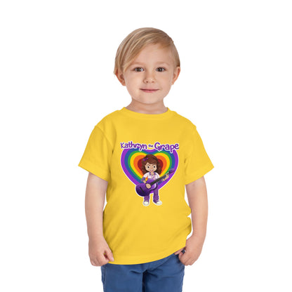 Kathryn the Grape with Guitar Toddler Fine Jersey Tee