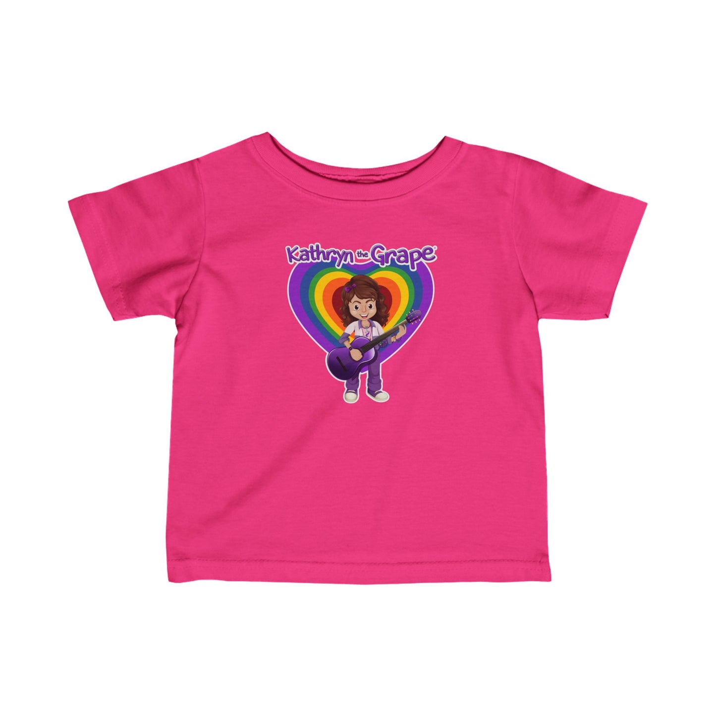 Kathryn the Grape with Guitar Infant Fine Jersey Tee