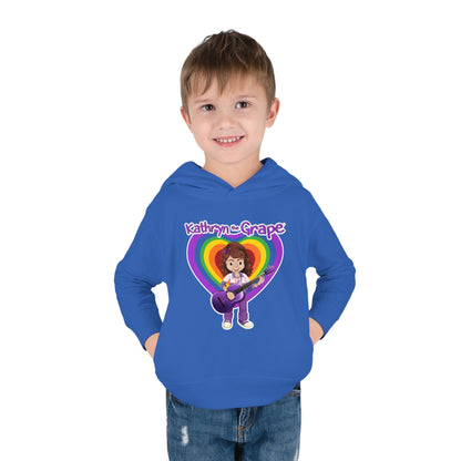 Kathryn the Grape with Guitar Toddler Pullover Fleece Hoodie