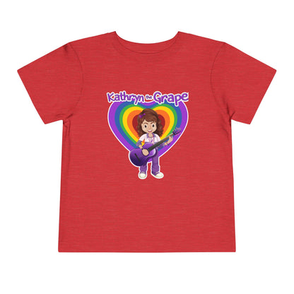 Kathryn the Grape with Guitar Toddler Fine Jersey Tee