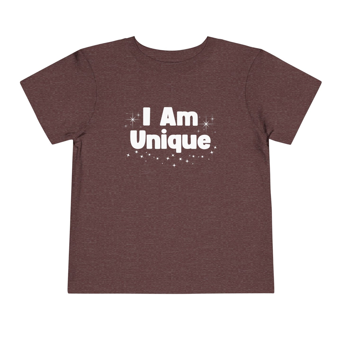 Toddler Short Sleeve Tee - "I Am Unique" - Cute and Comfortable Kids T-Shirt