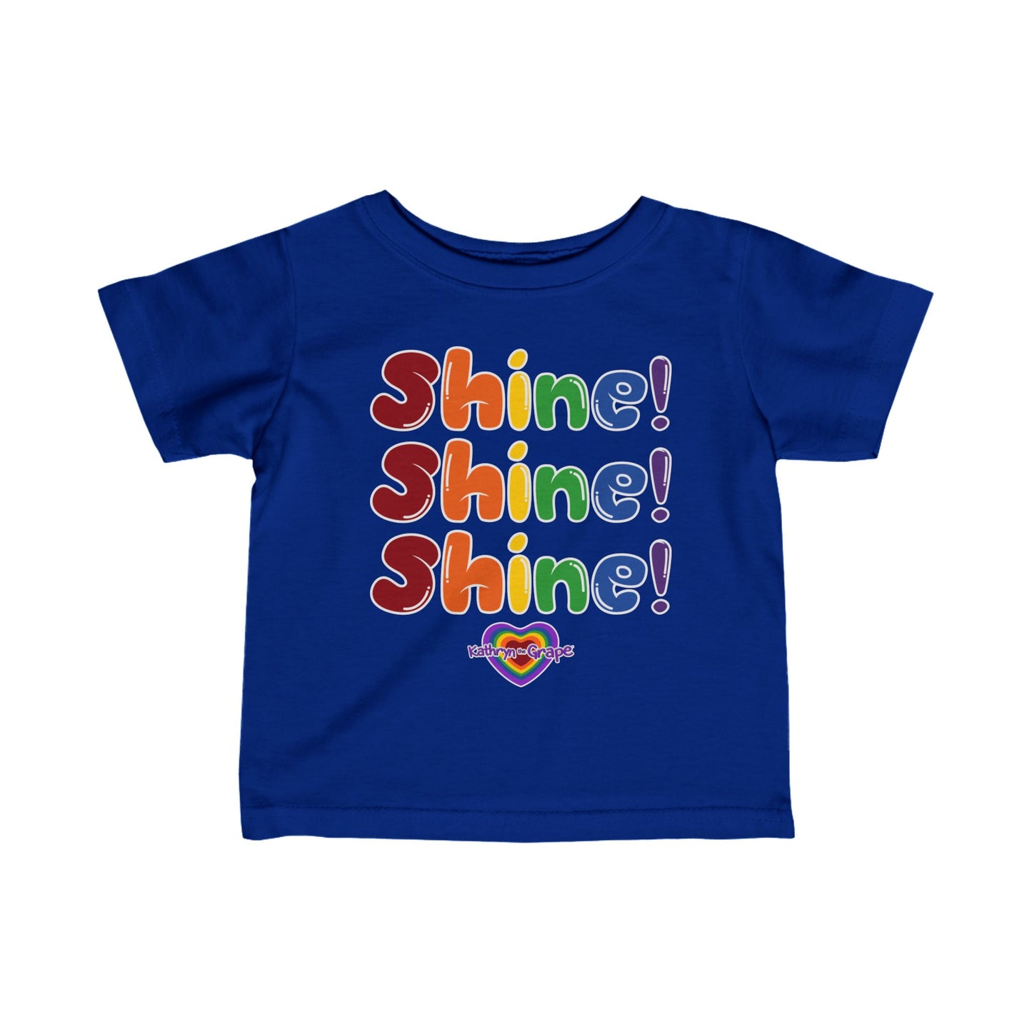 Kathryn the Grape Shine Shine Shine Infant Fine Jersey Tee