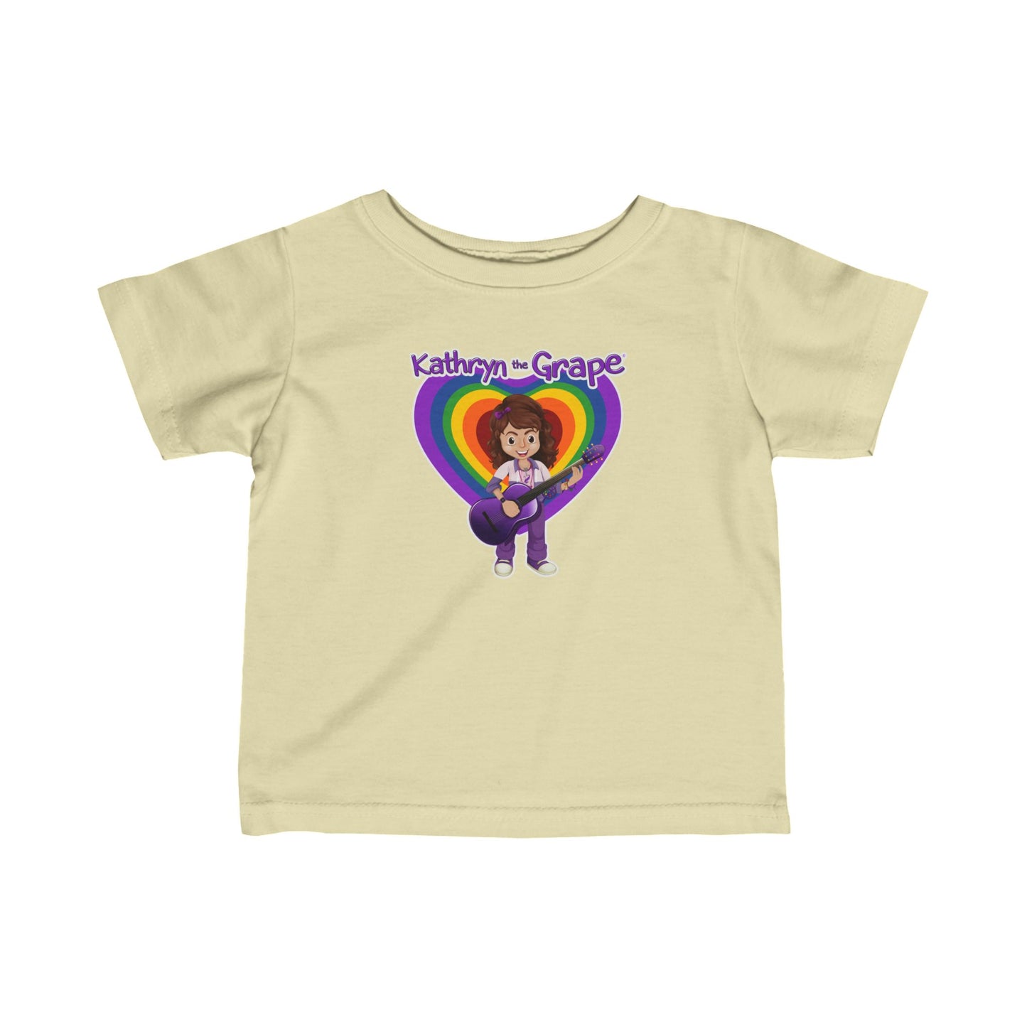 Kathryn the Grape with Guitar Infant Fine Jersey Tee