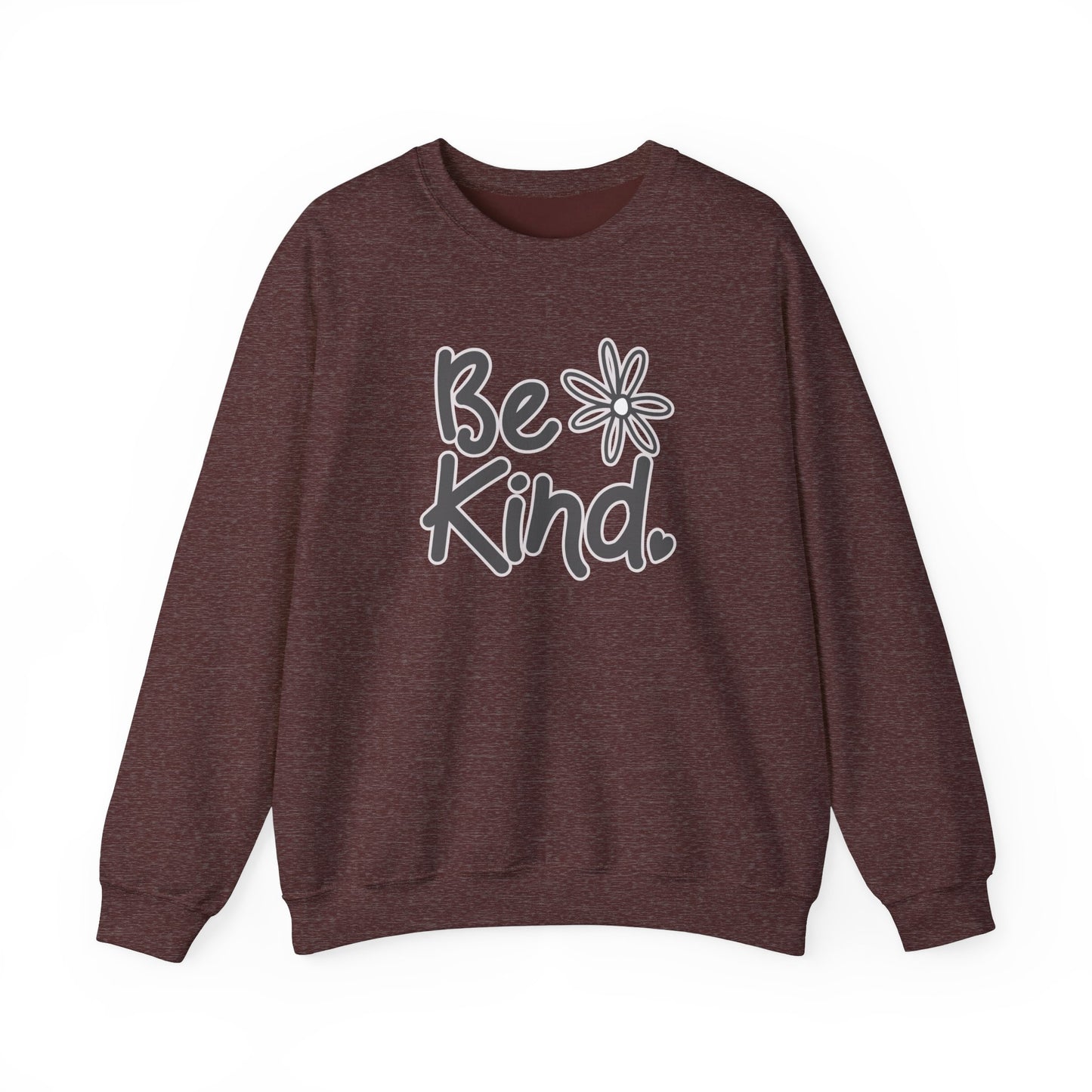 Kathryn the Grape Be Kind (Black Text) Unisex Heavy Blend™ Crewneck Sweatshirt - Cozy Casual Wear for Positive Vibes