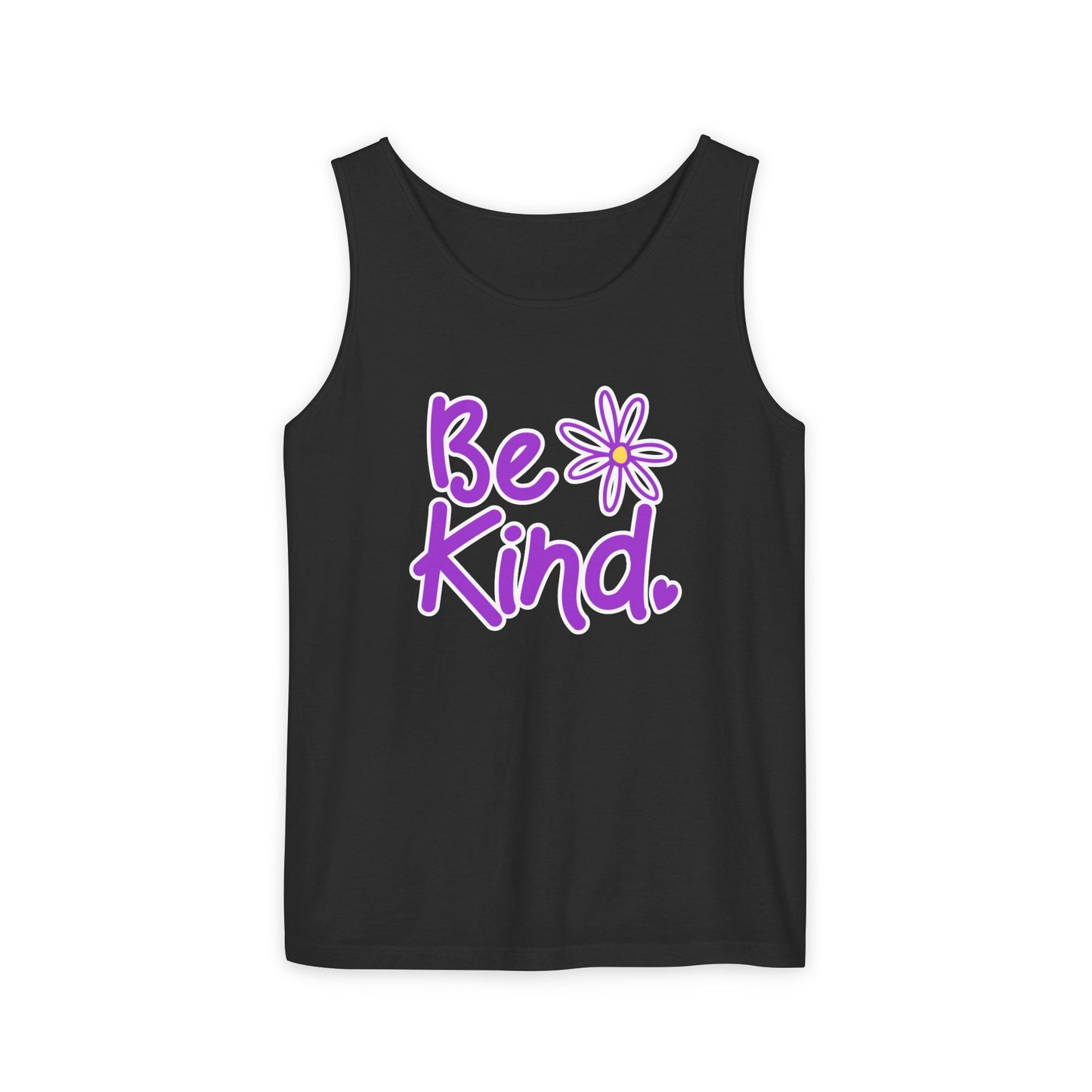 Kathryn the Grape Be Kind Unisex Garment-Dyed Tank Top – Positive Vibes for Everyday Wear